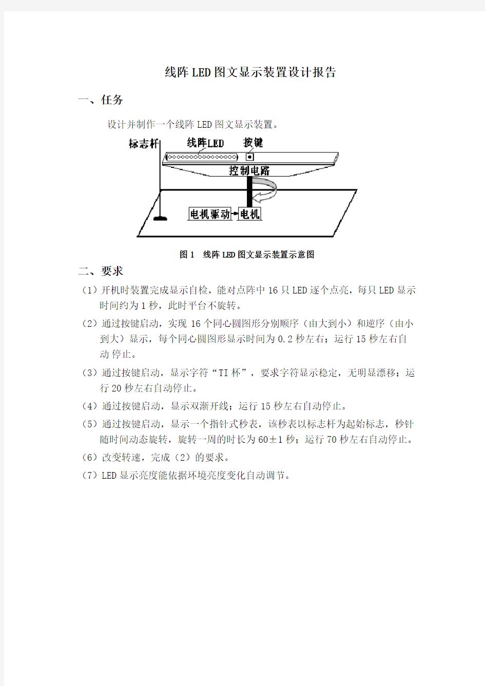 旋转LED设计报告