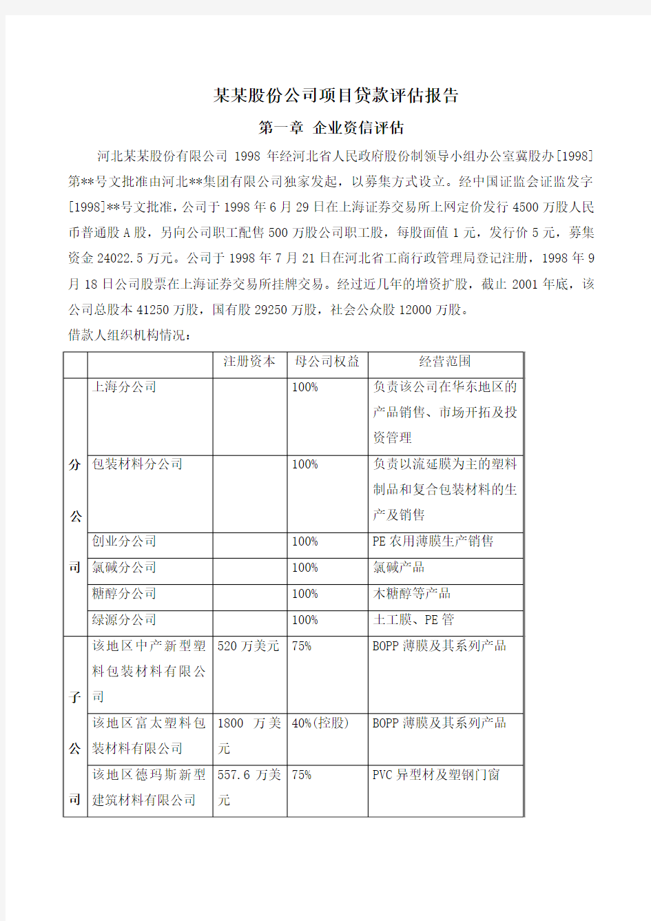 年产21000吨水、气用PE管材管件项目可行性研究报告