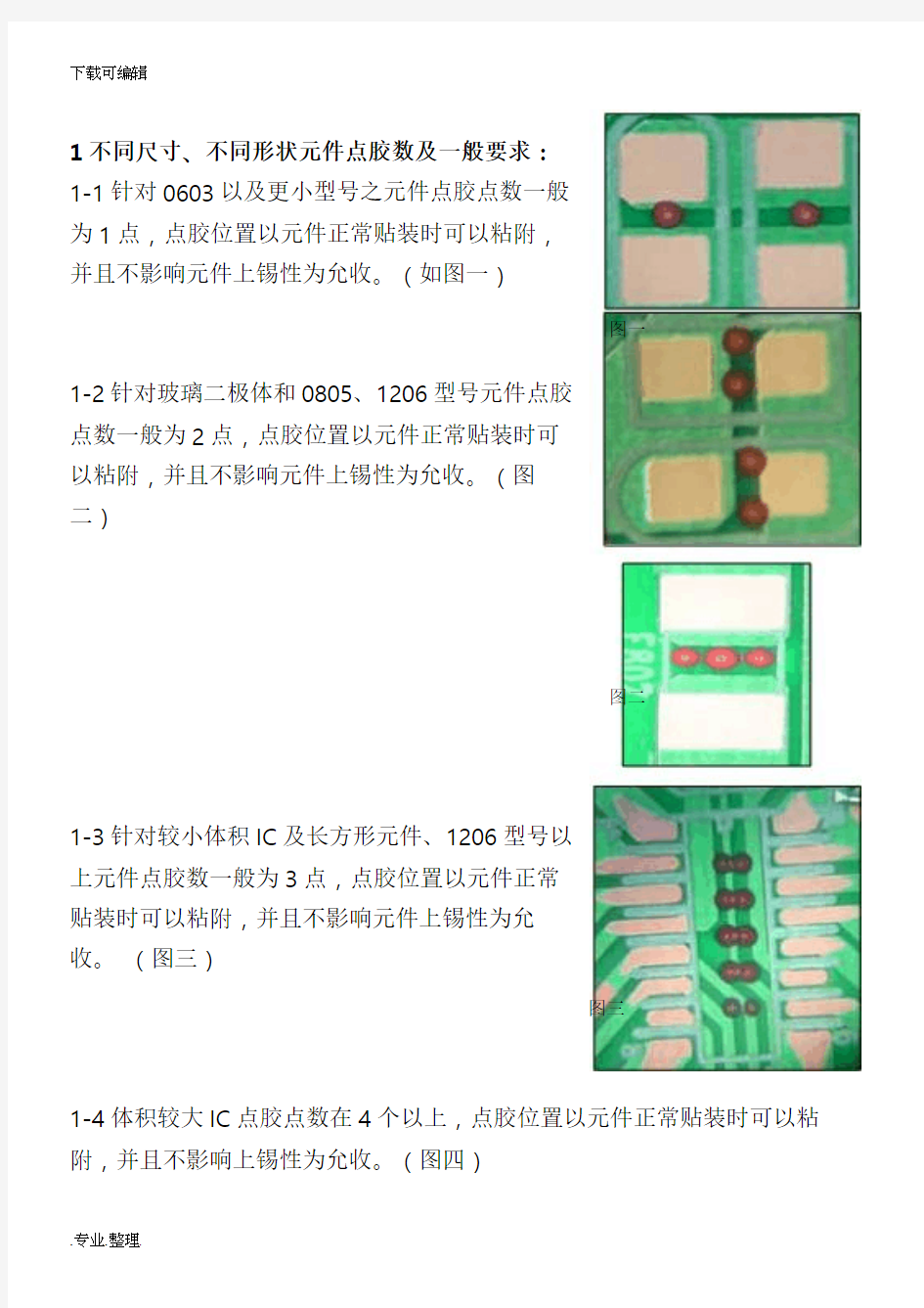 SMD红胶制程检验标准