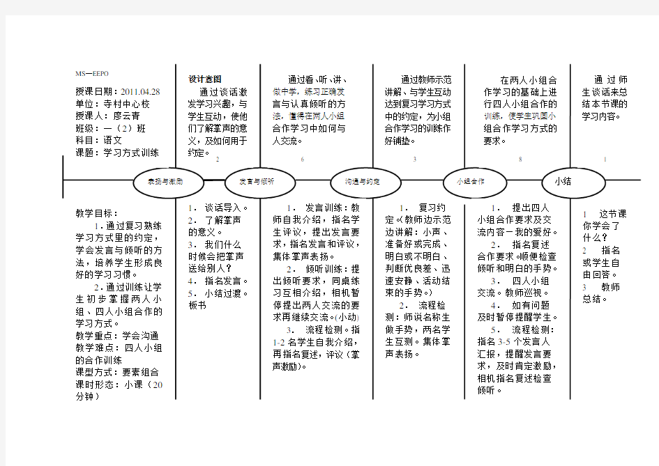 沟通与交流教案