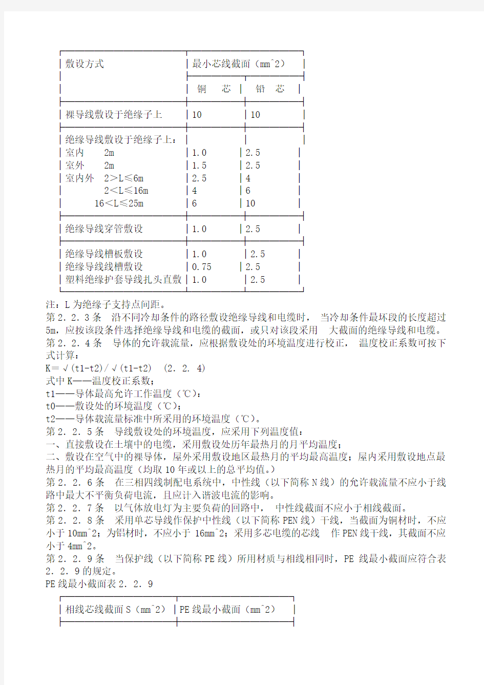 低压配电设计规范(GB50054-95)