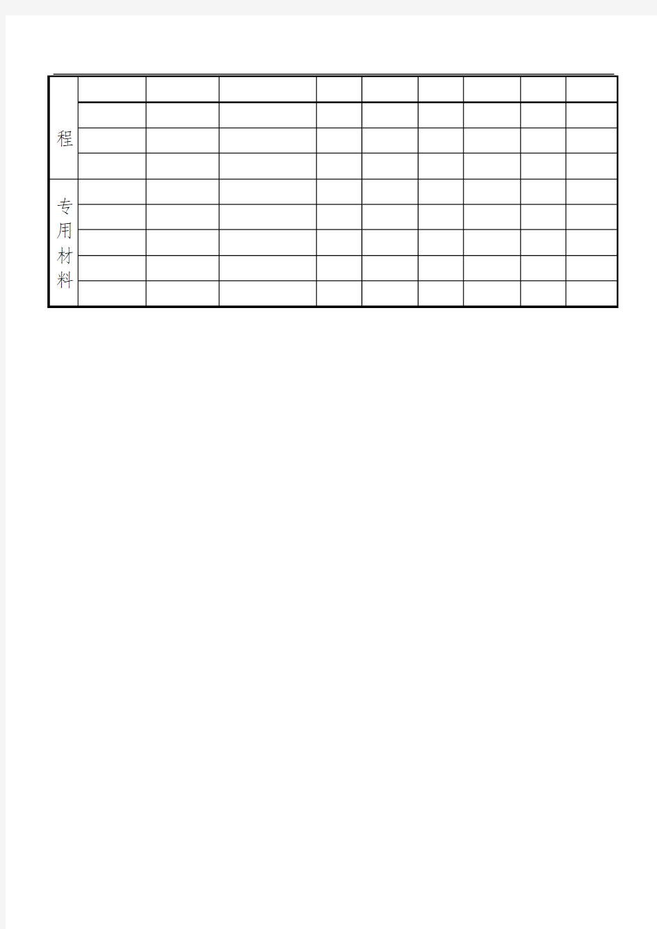 产品质量检验记录表格