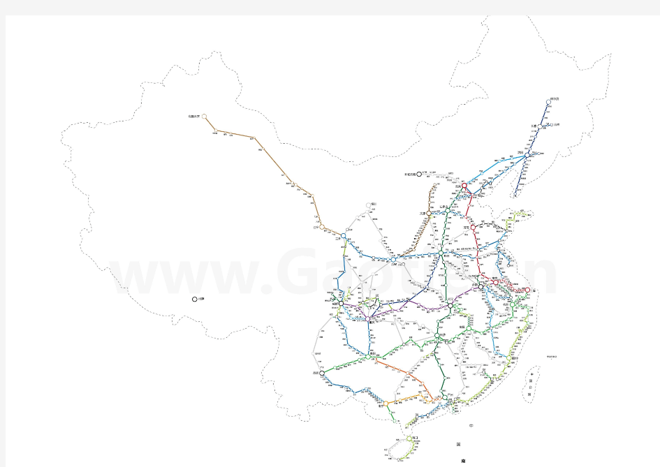 【2017最新高清】中国高铁运营线路图