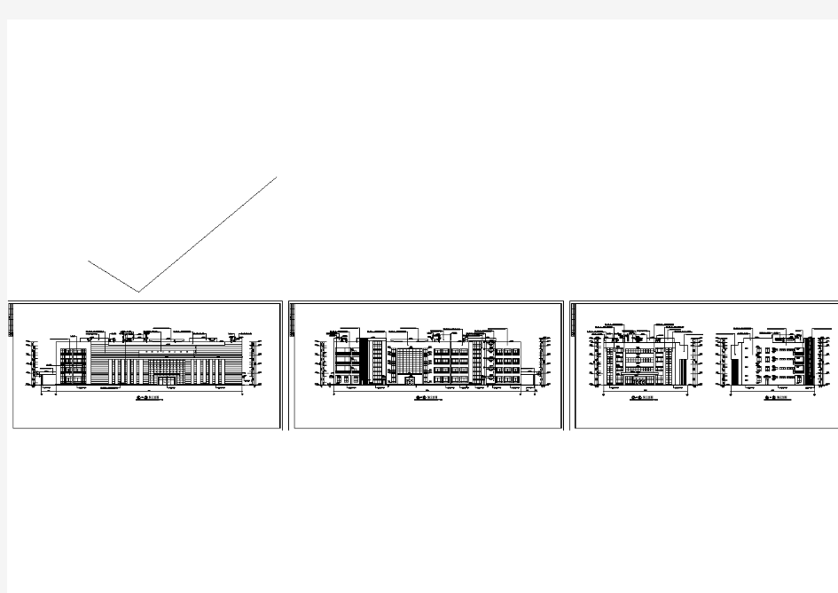某四层医院门诊大楼建筑设计方案图