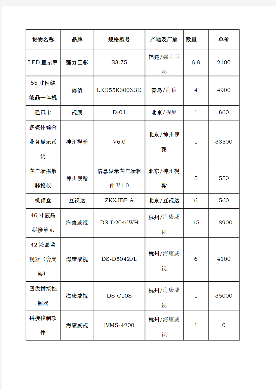 全自动高清录播系统报价单详解