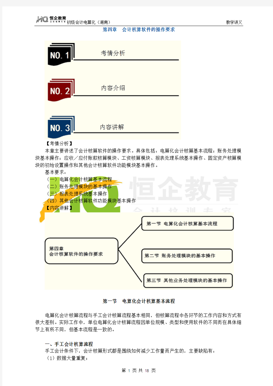 04 第四章 会计核算软件的操作要求