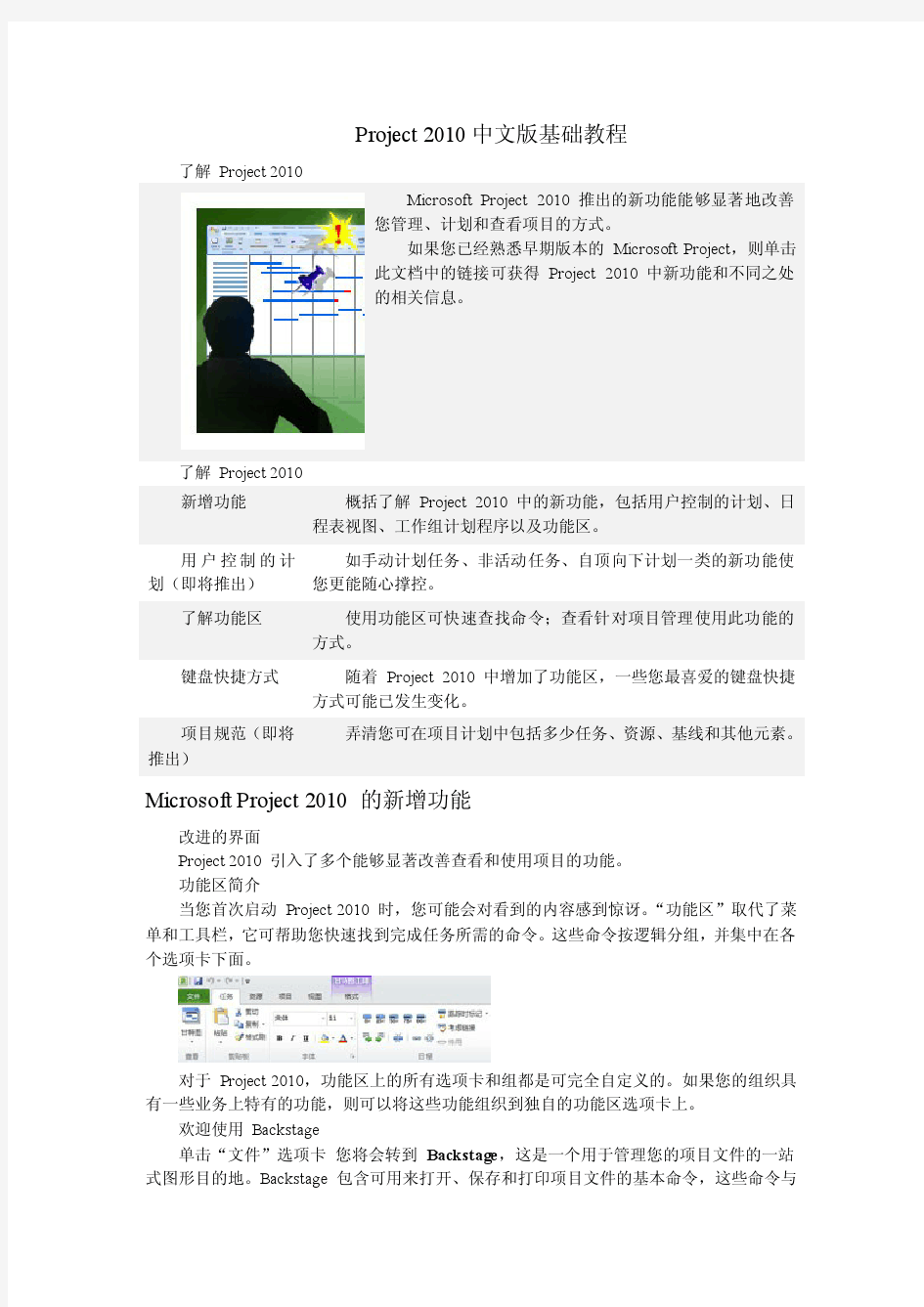 Project2010中文版基础教程