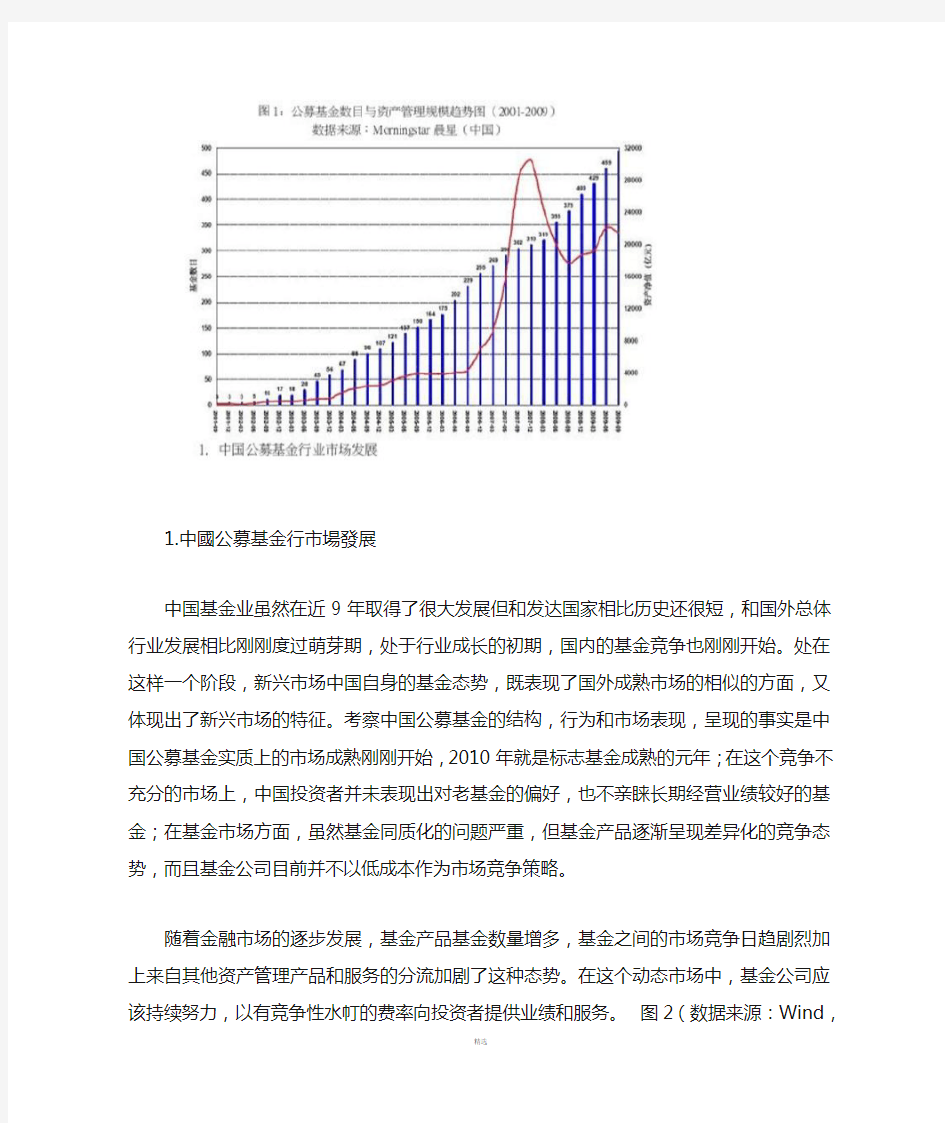 中国公募基金现状分析