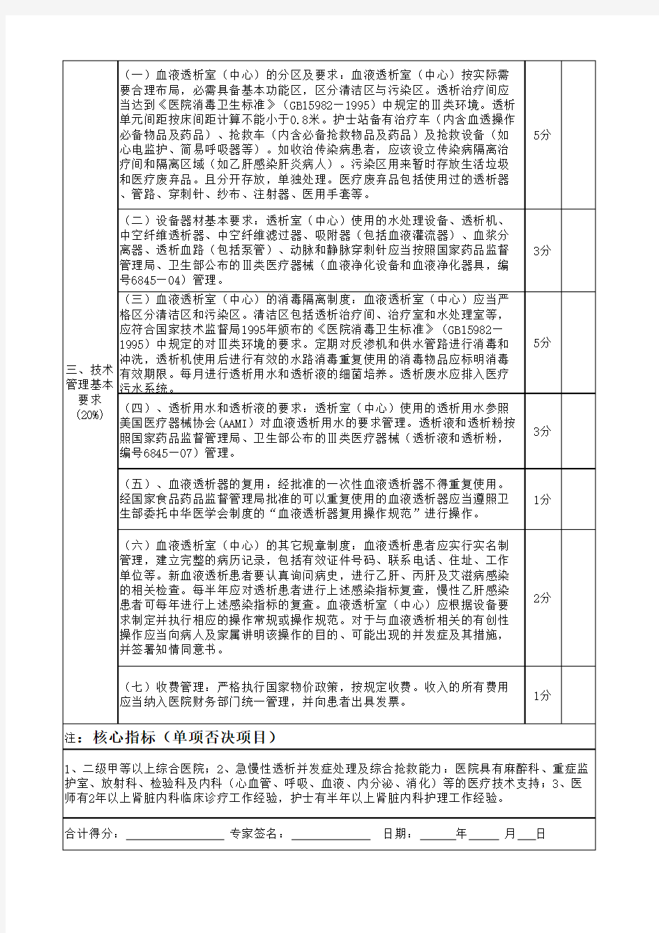 云南省血液透析诊疗技术机构