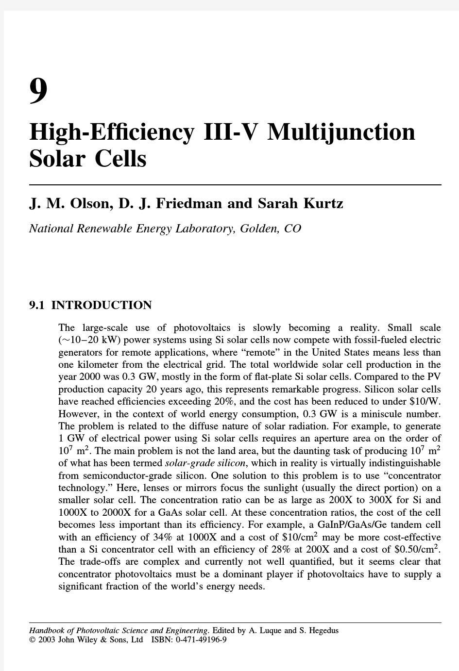 9、high-efficiency+iii-v+multijunction+solar+cells