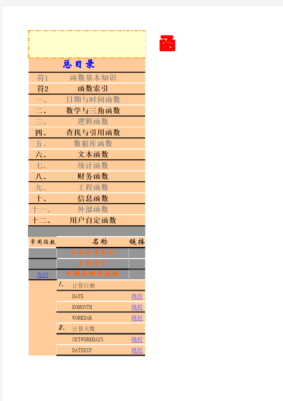 Excel2010函数应用大全