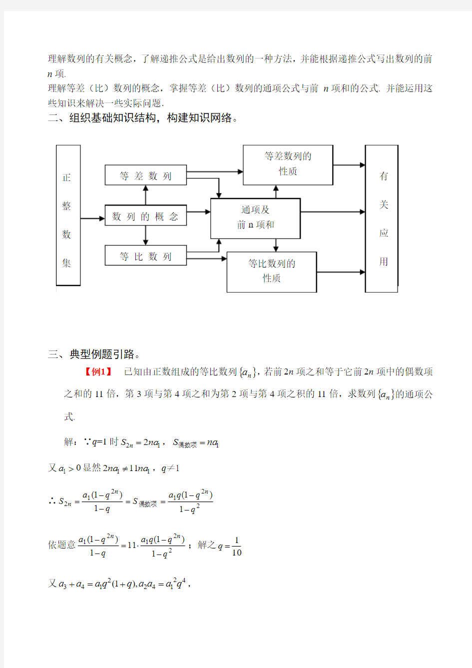 高考数学二轮复习 数列、极限、数学归纳法(1)
