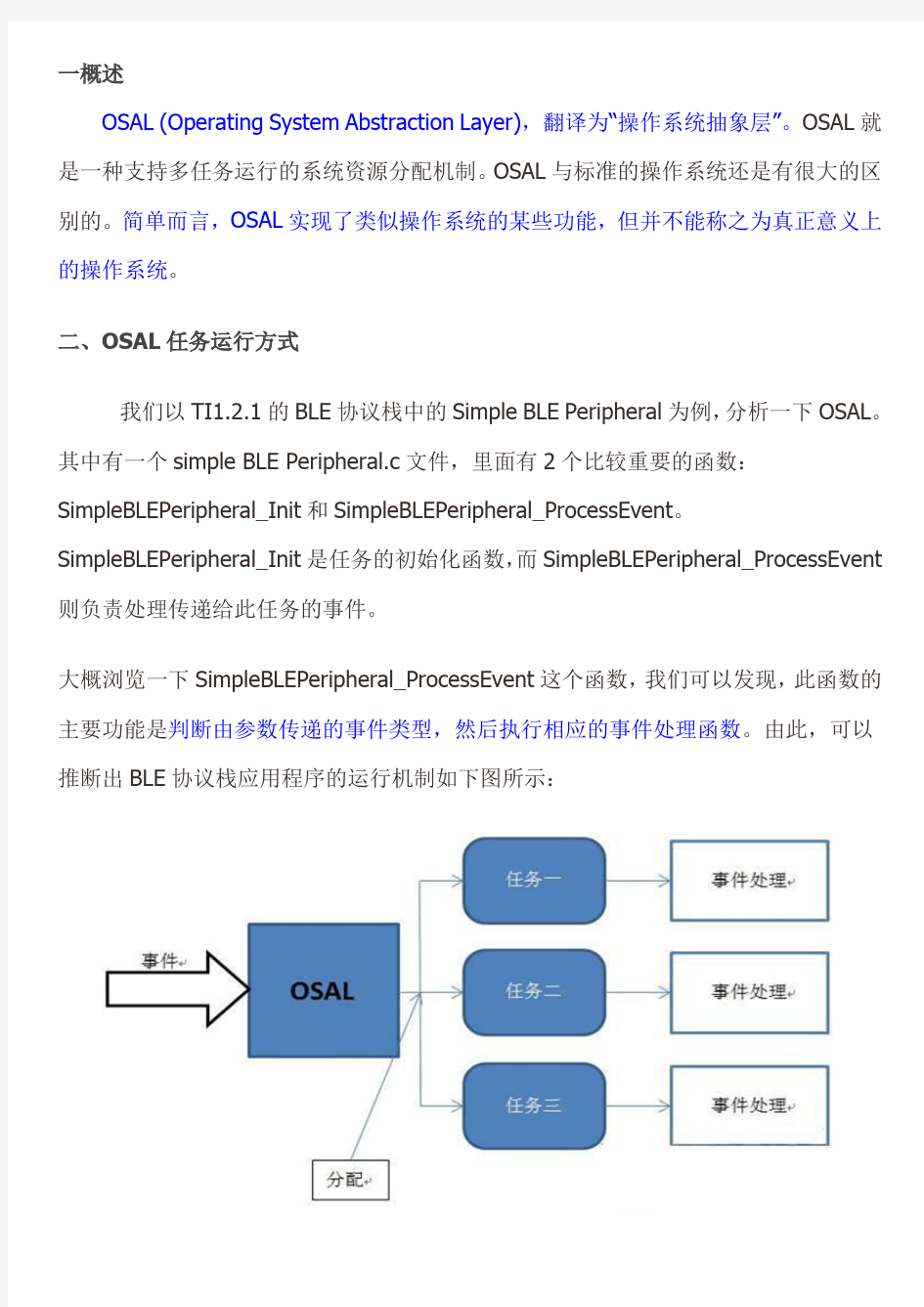 浅析CC2540的OSAL初始化流程