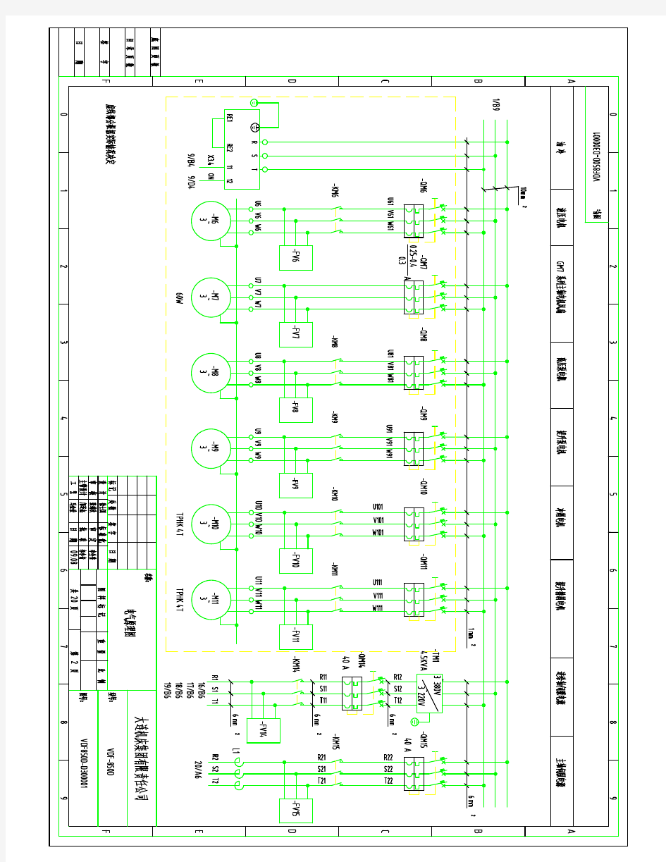 VDF-850D电气原理图.pdf 立式加工中心