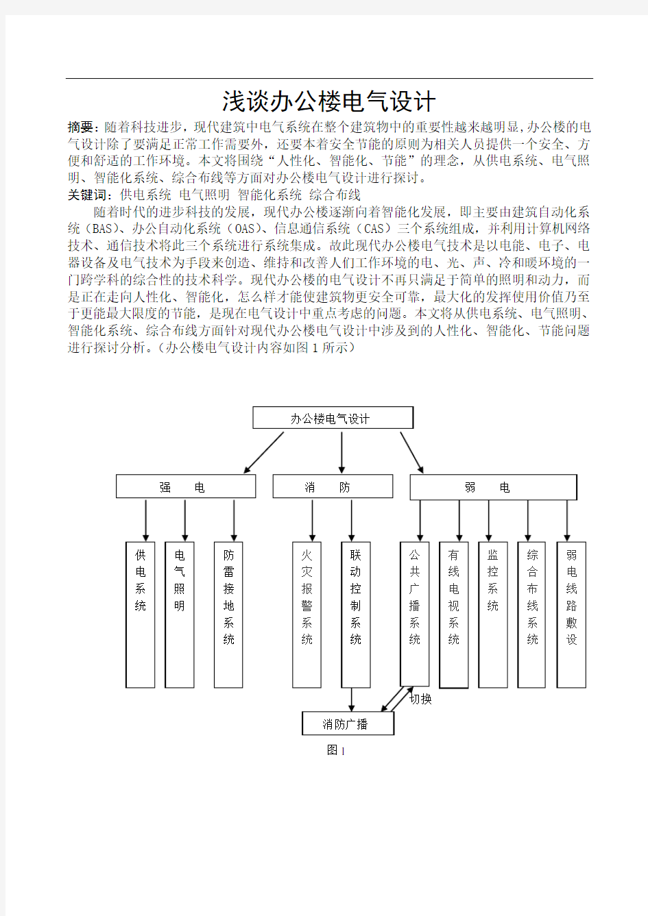 办公楼电气设计