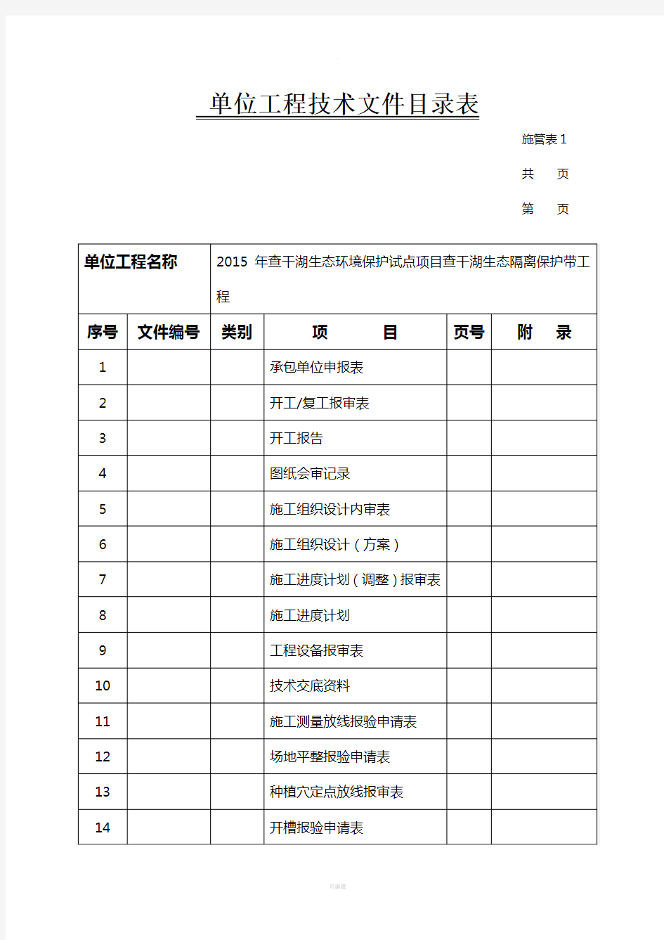 园林绿化资料范例(1)