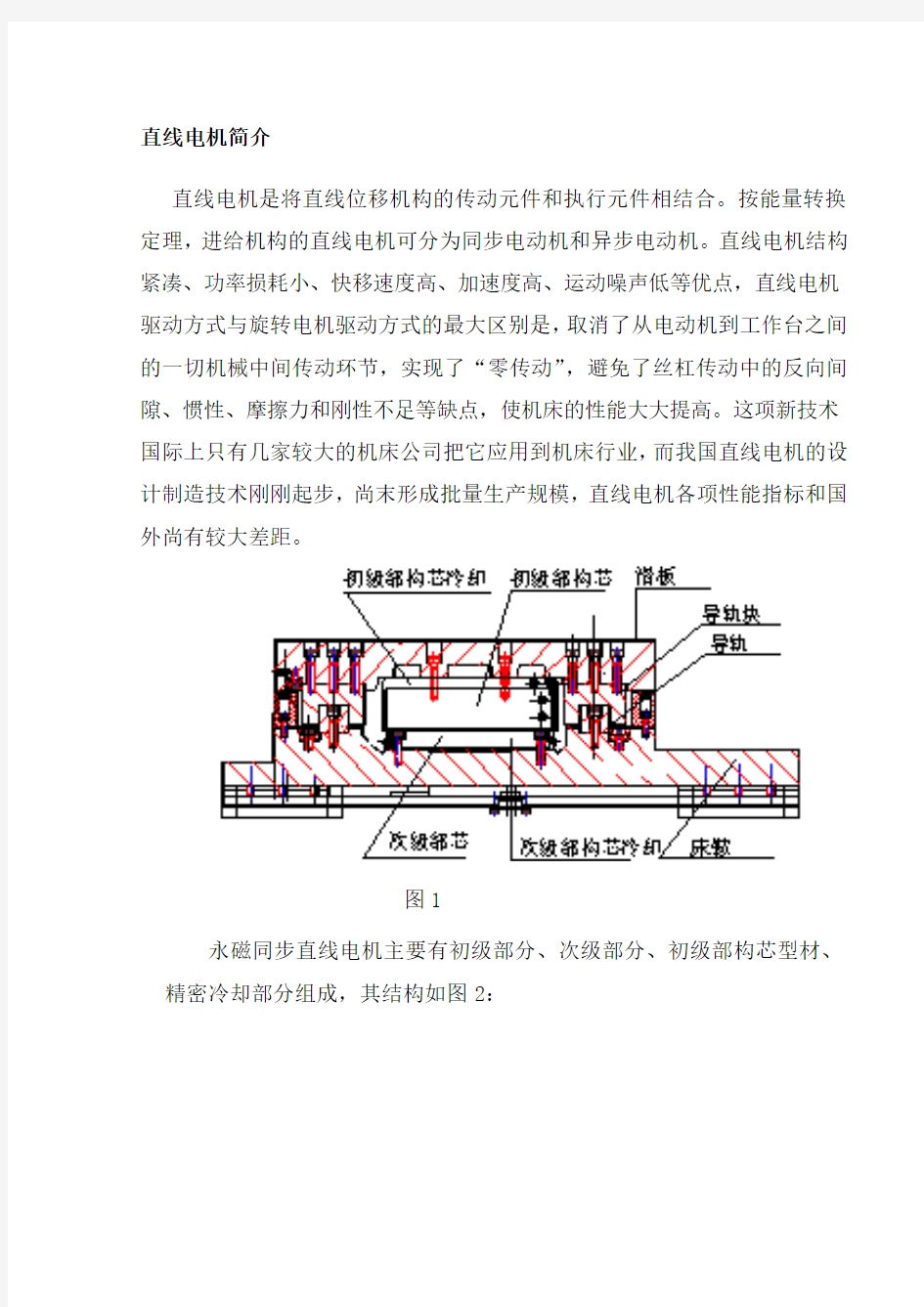 直线电机工艺分析