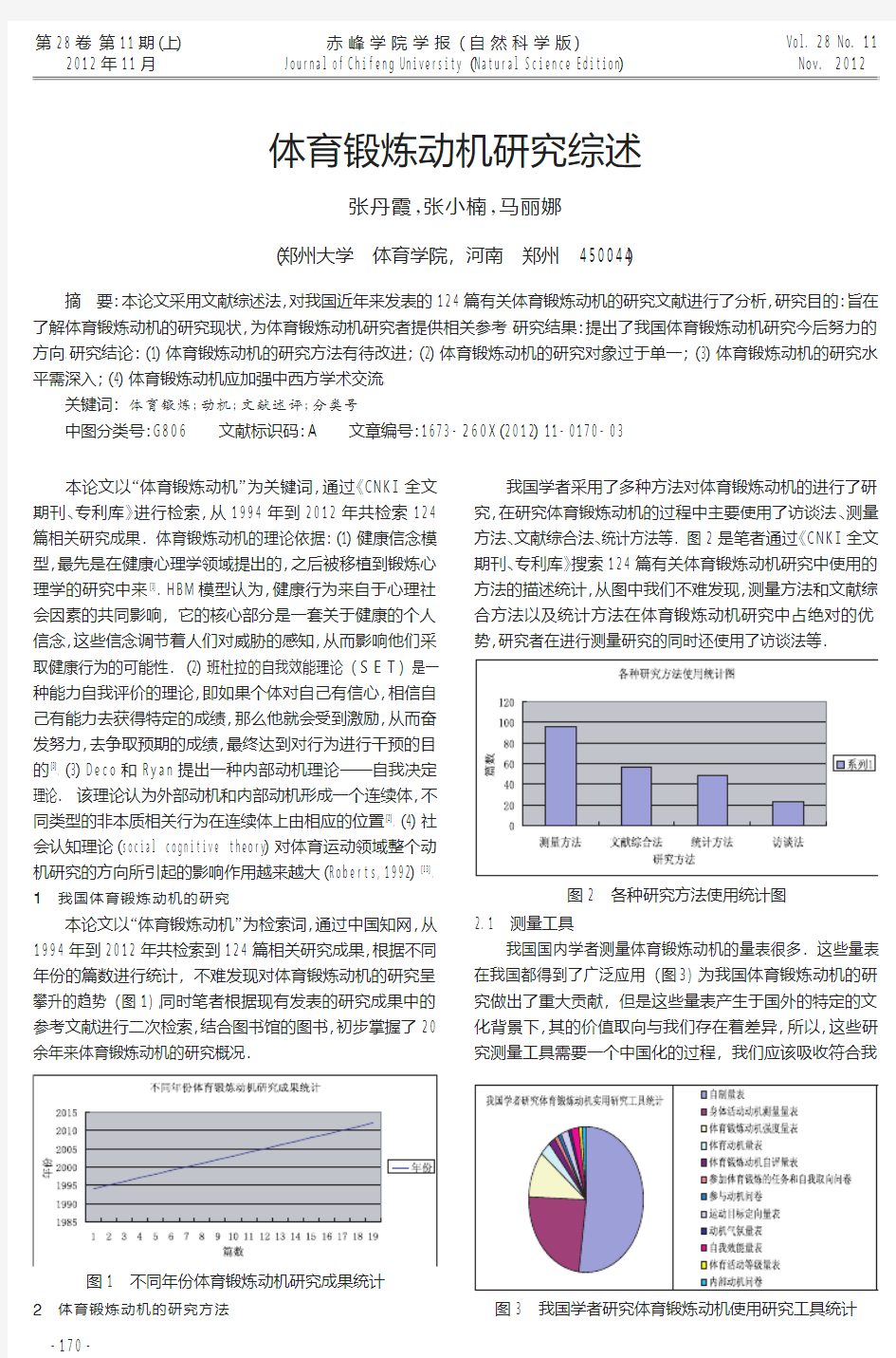 体育锻炼动机研究综述_张丹霞