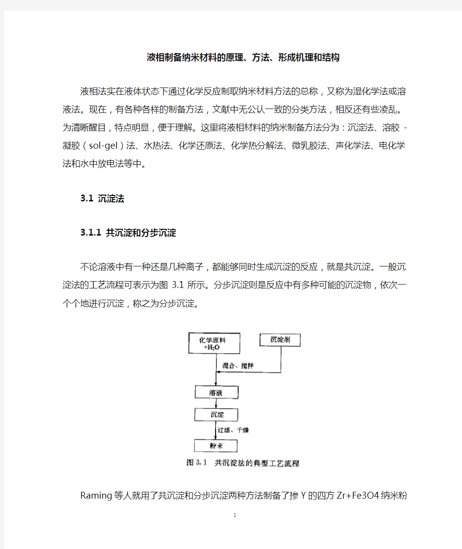 气相与液相法制备纳米材料