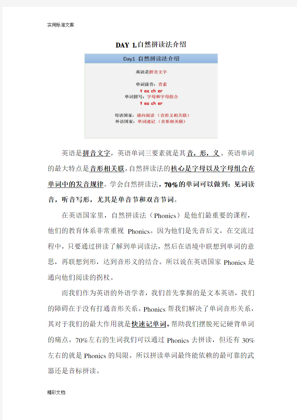 自然拼读法介绍(加图片总课件)