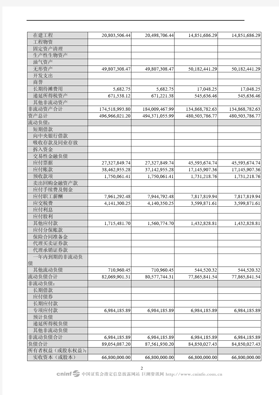 浙江帝龙新材料股份有限公司2009年半年度财务报告