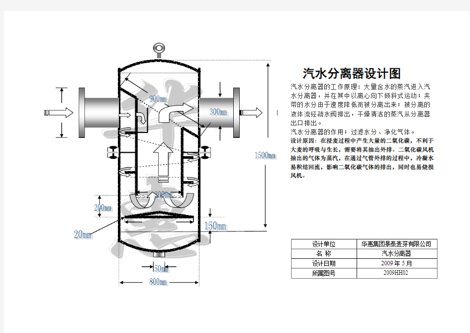 气水分离器设计图
