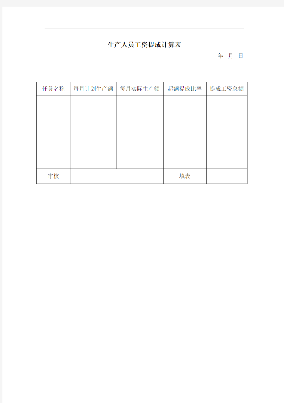 人力资源表格大全(6)