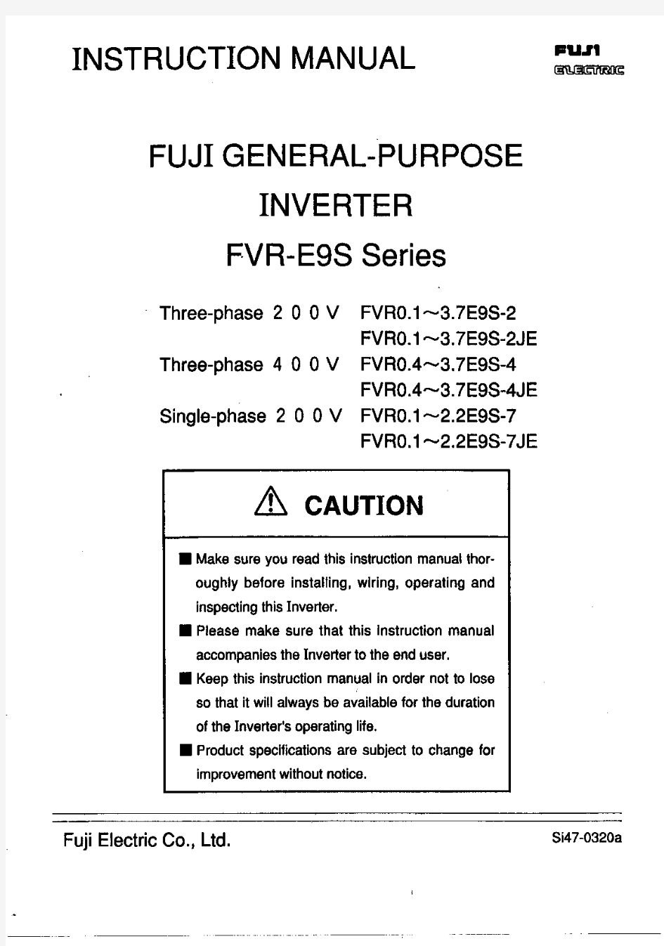 Fuji-FVR-E9-Manual