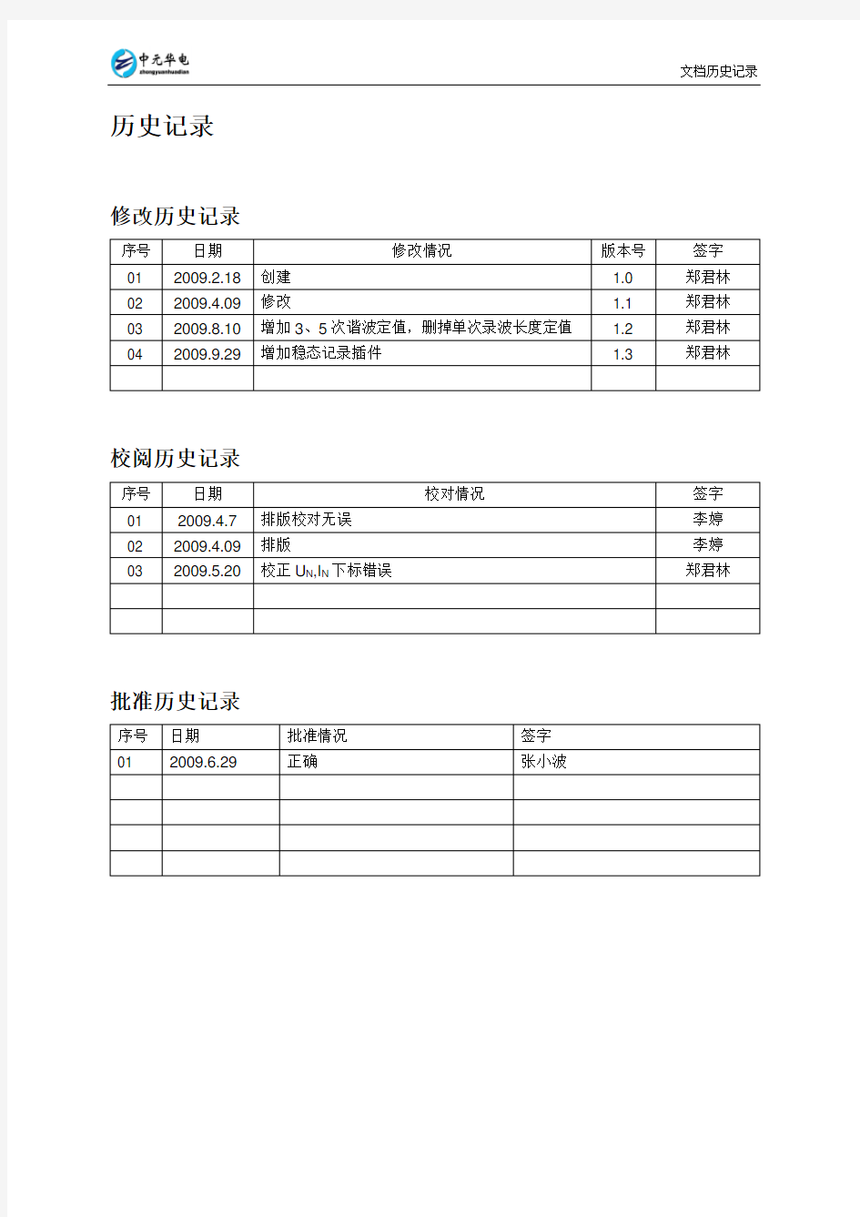 ZH-5嵌入式故障录波器柜 技术说明书