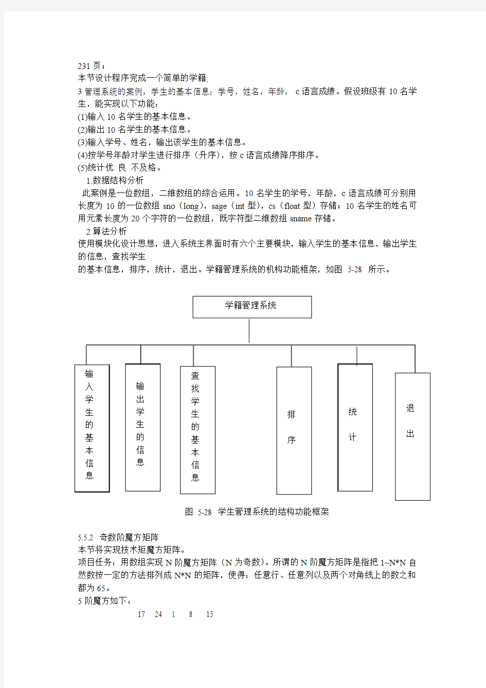 c语言数组练习题大全