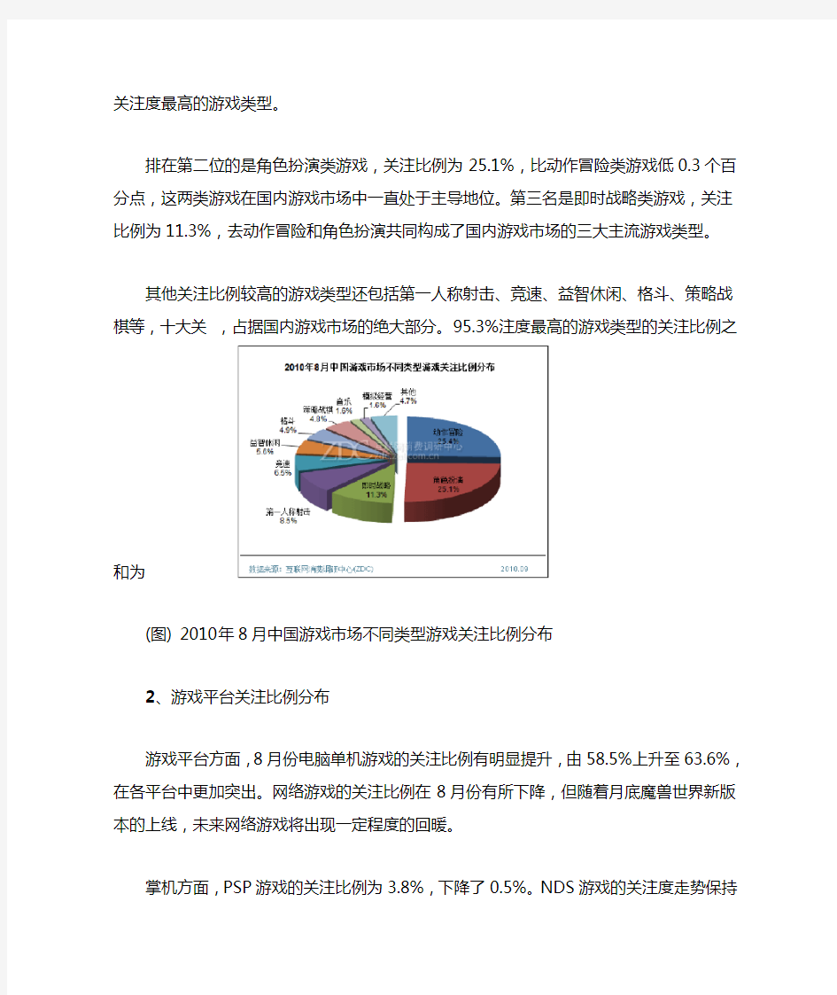 中国游戏市场分析报告