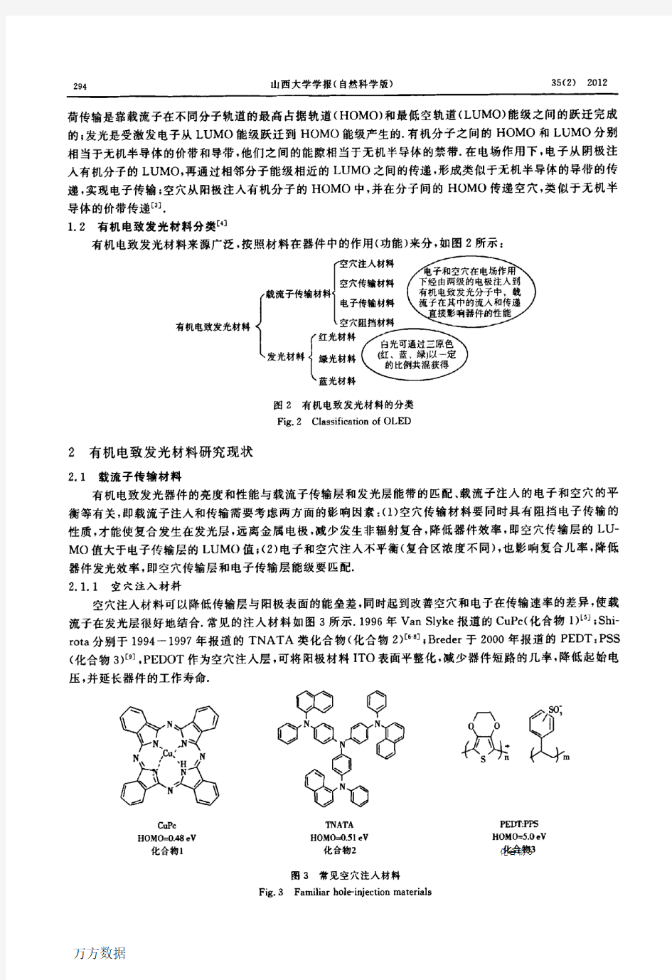 有机电致发光材料的研究进展