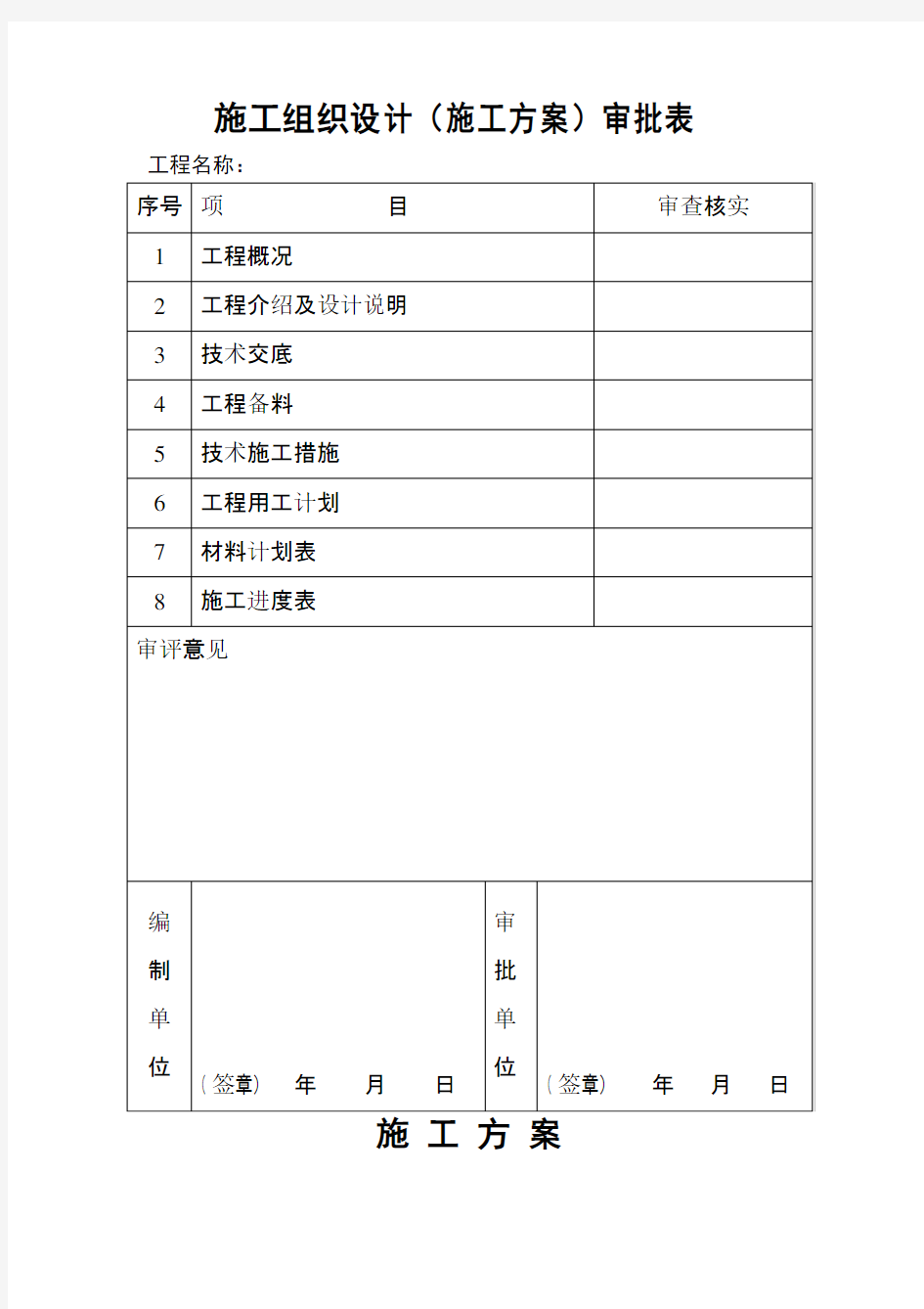 水电施工组织设计详细版