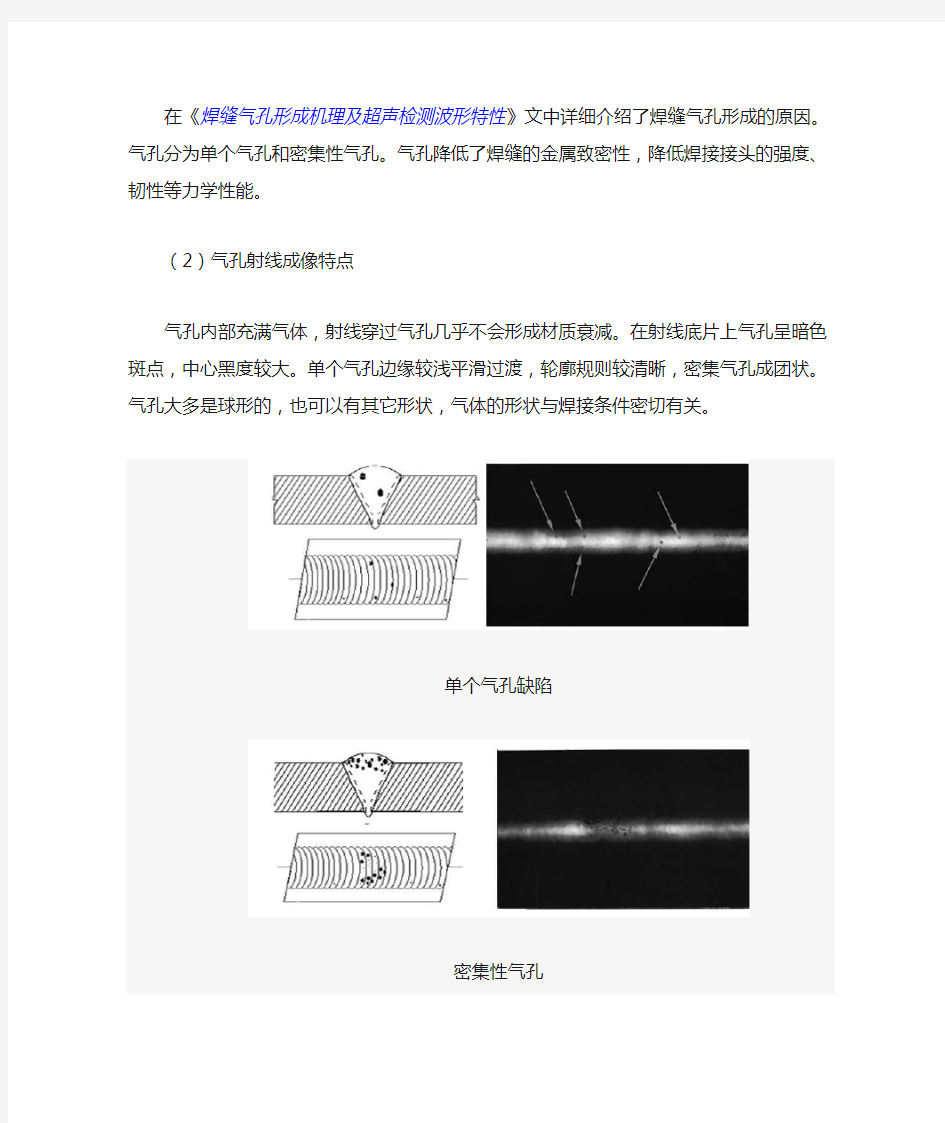 最新射线评片技巧(一)：气孔、夹渣、夹钨射线底片影像特点