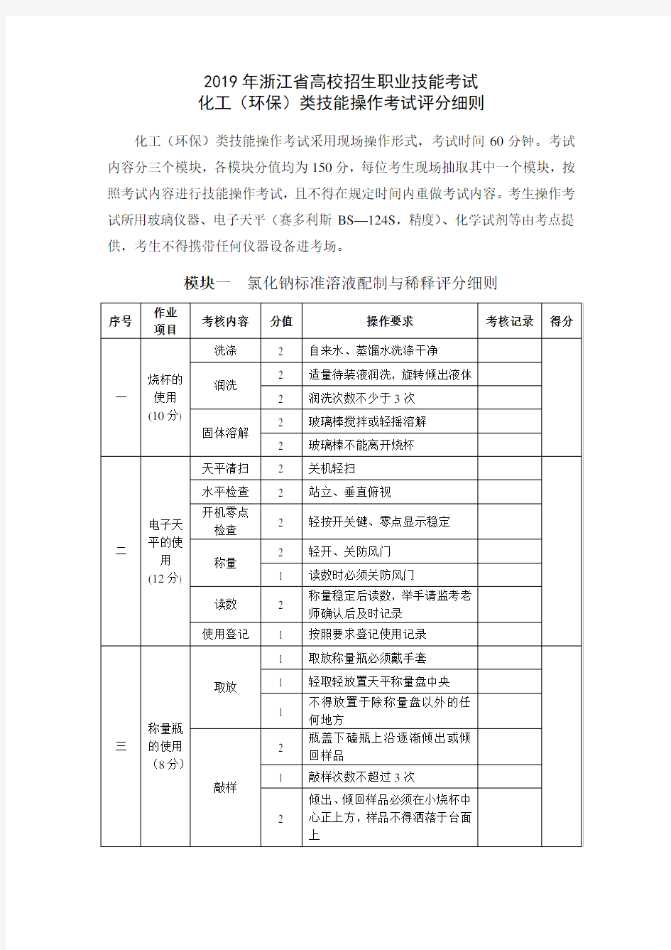 2019年浙江高校招生职业技能考试