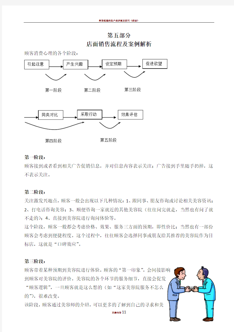 美容院销售流程