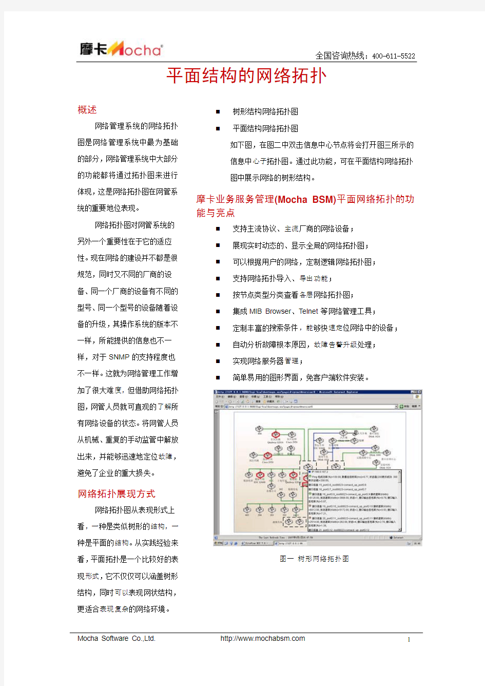 平面结构的网络拓扑