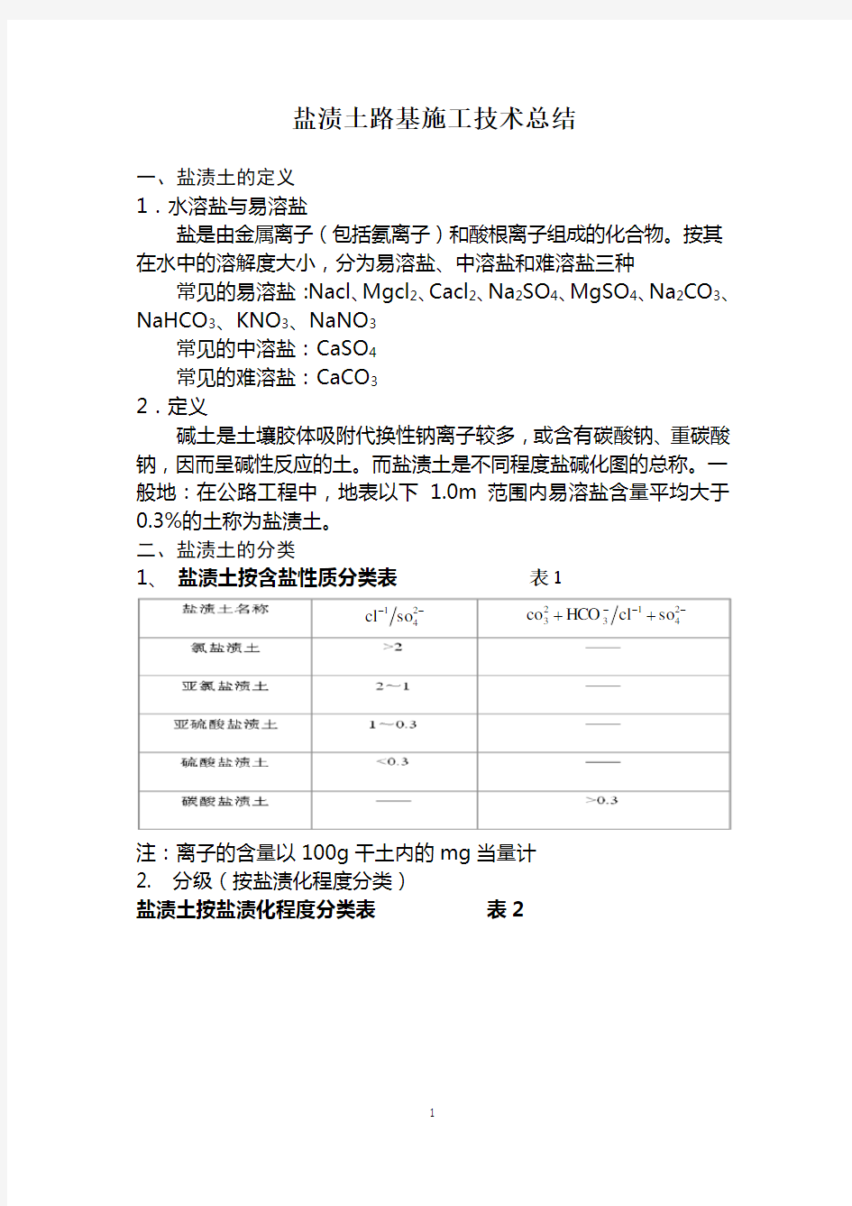 盐渍土路基施工 (1)