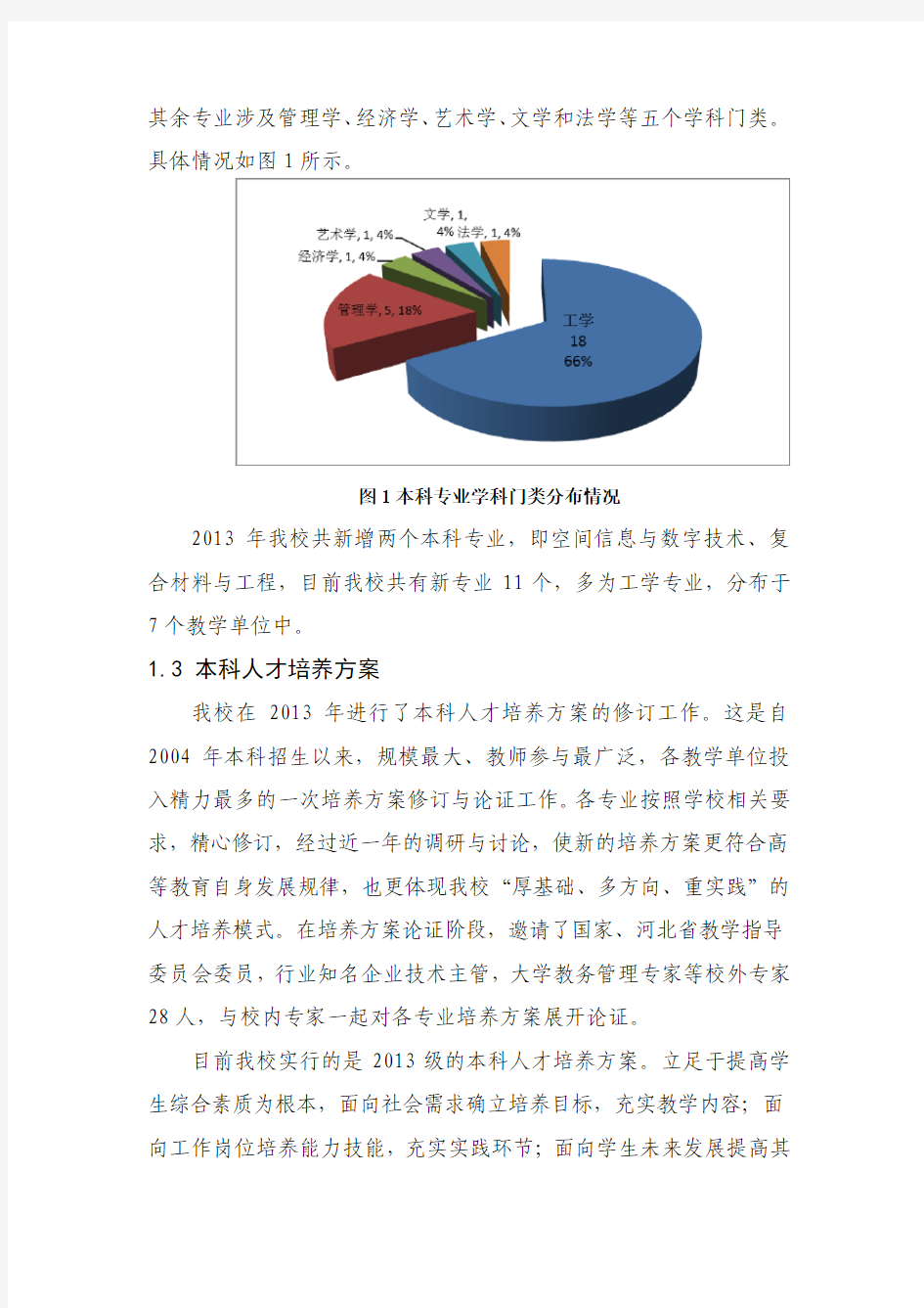 27北华航天工业学院2013年度本科教学质量报告