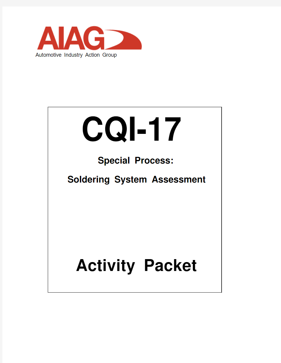 CQI-17 Handout