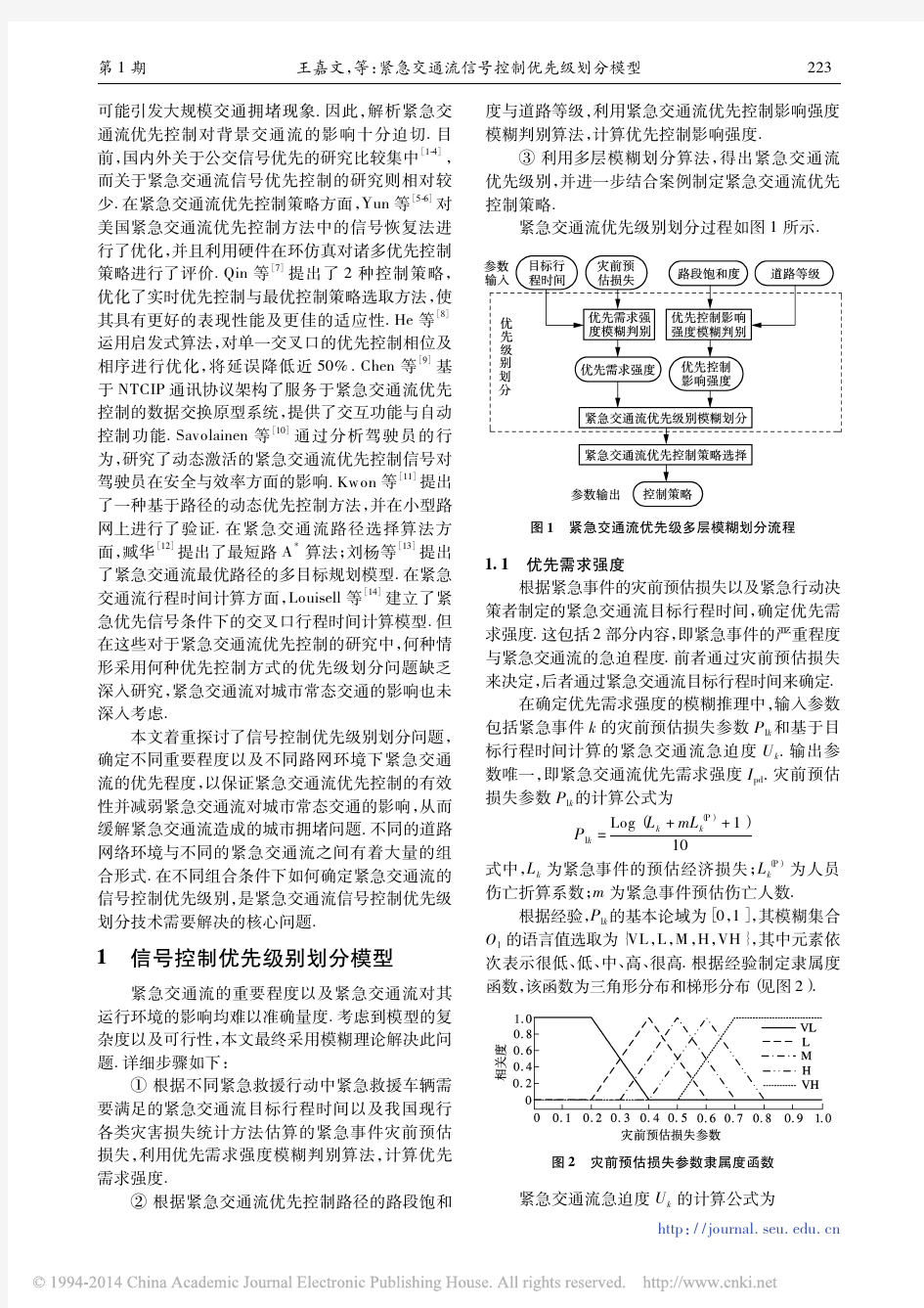 紧急交通流信号控制优先级划分模型(王嘉文)