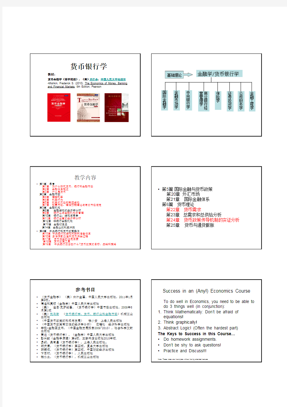 货币银行学