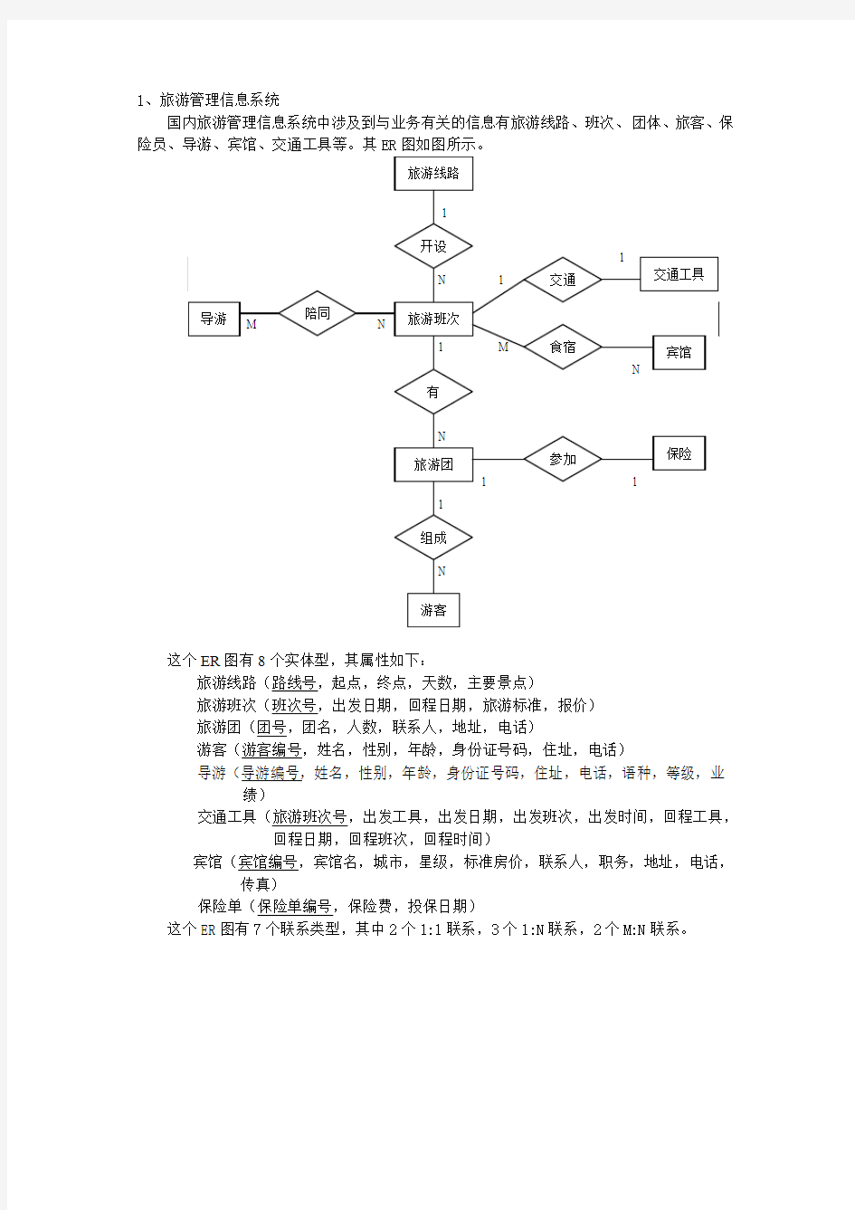 数据库系统原理-ER图转关系模式补充练习