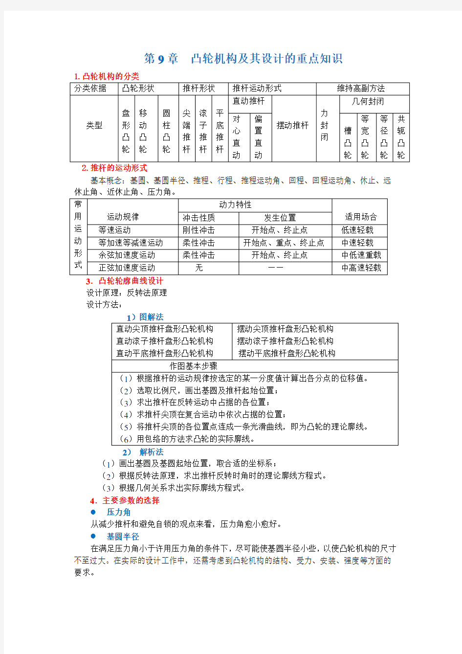 第9章凸轮机构习题解答