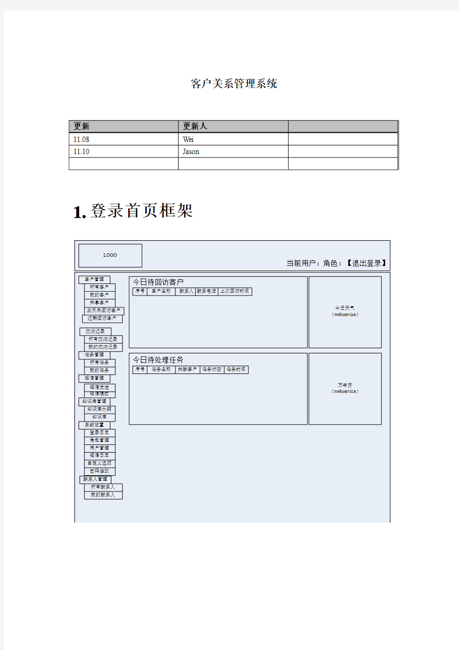 CRM客户关系管理系统