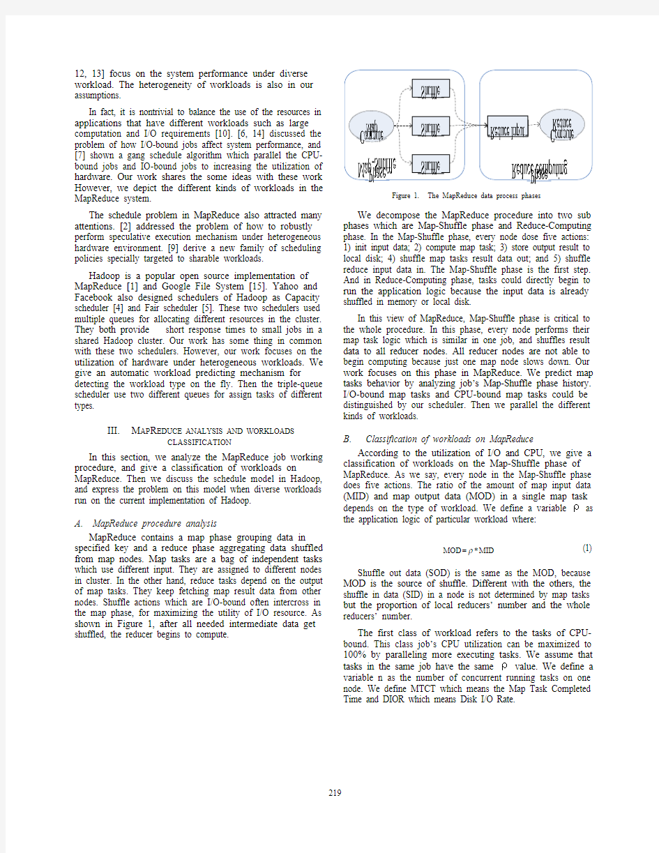 A Dynamic MapReduce Scheduler for Heterogeneous Workloads