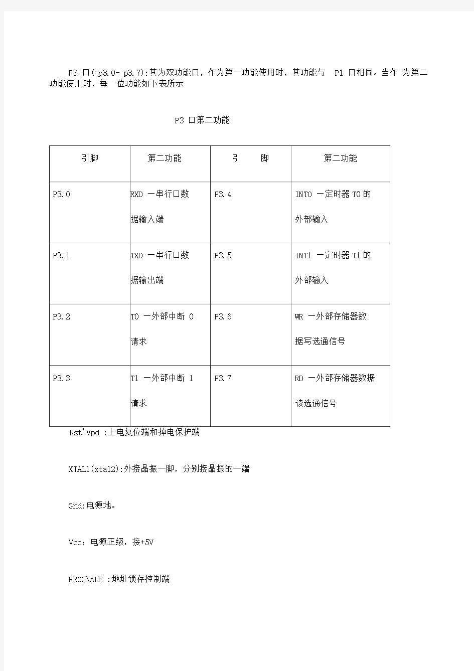 快速入门单片机汇编语言