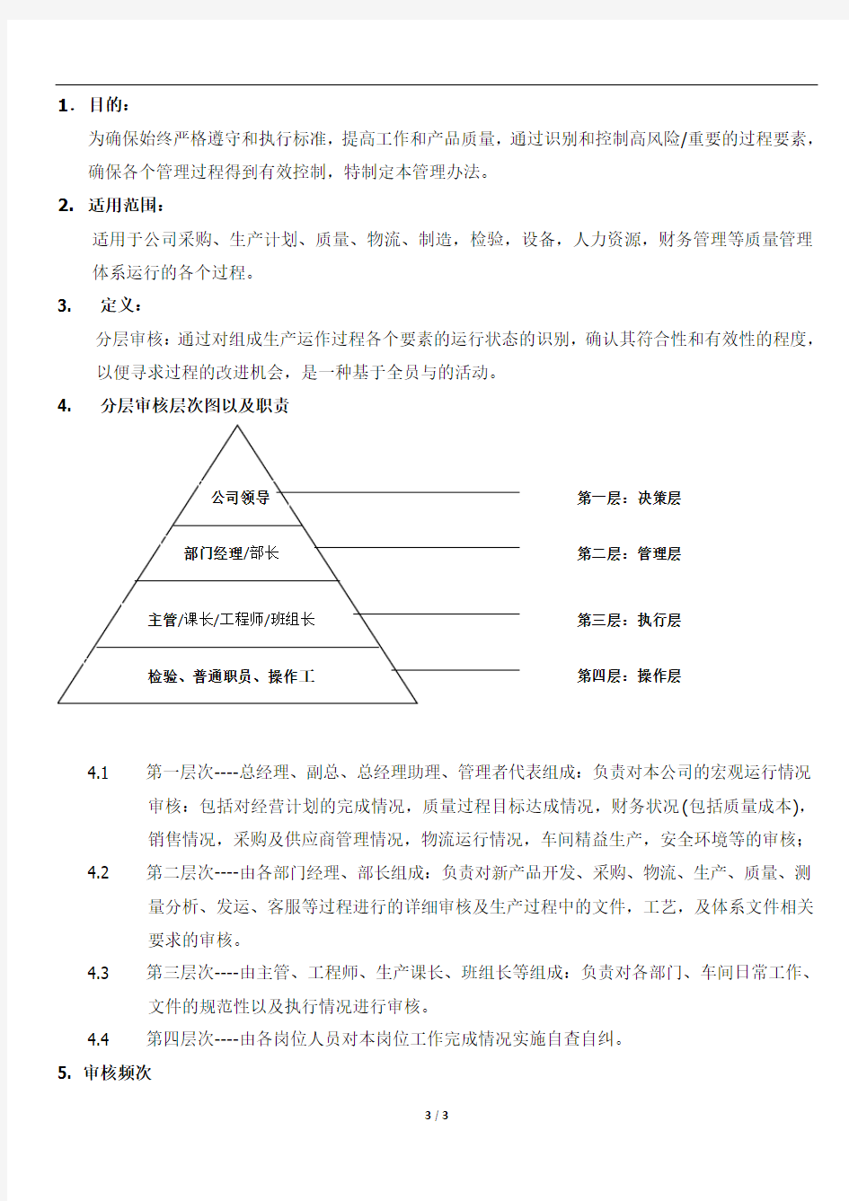 LPA 分层审核管理办法