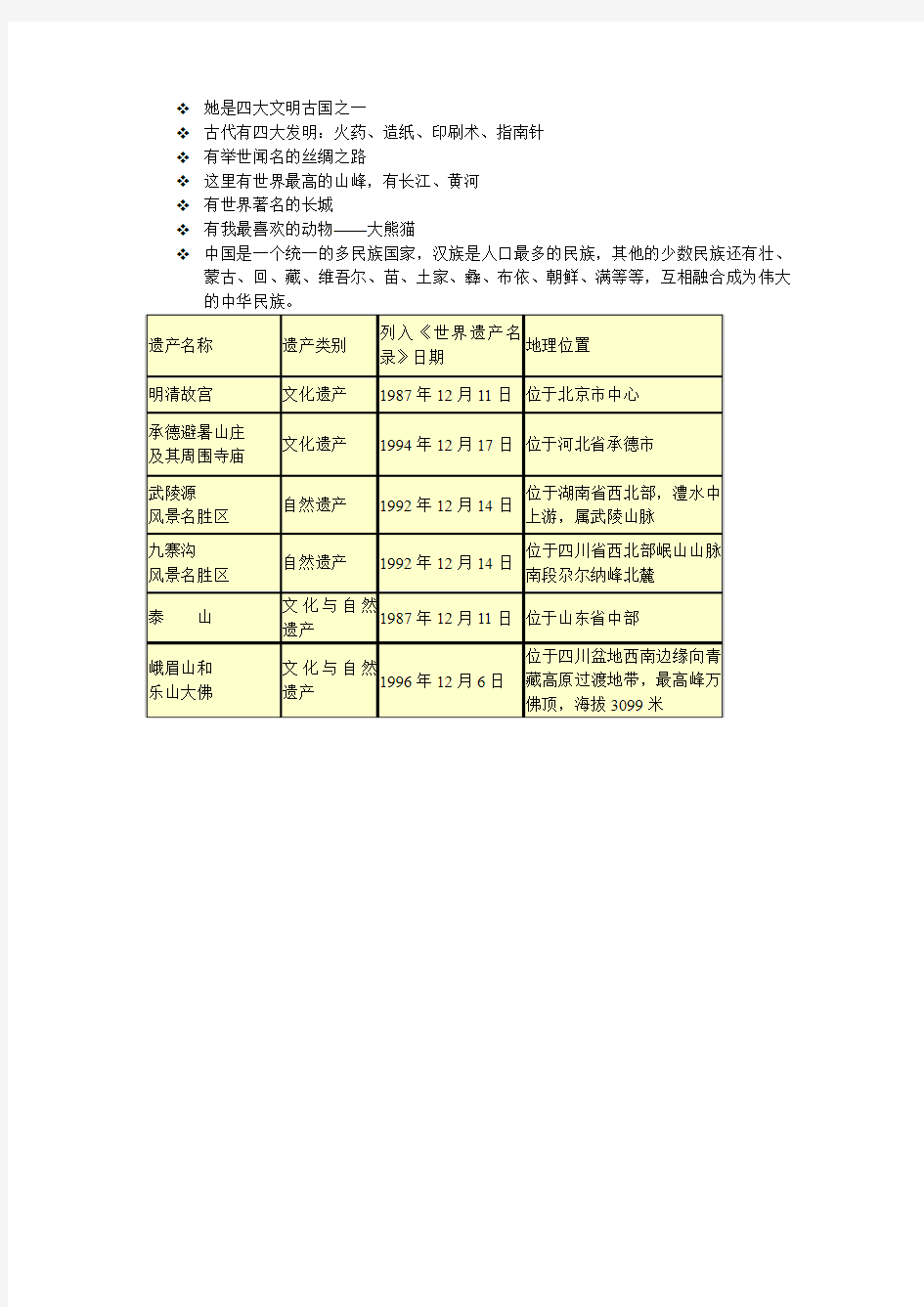 亲爱的祖国我的家文字资料