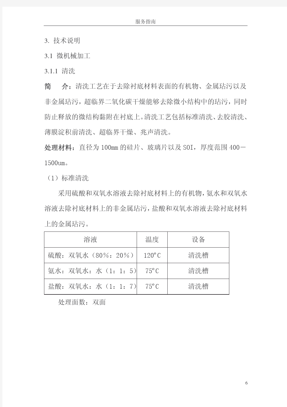 Wafer Process工艺制造流程